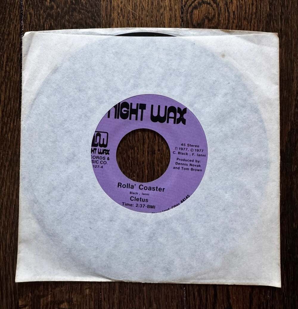 VINYL Cletus Rolla' Coaster Sliding Sideways 7" PVT OH 1977 NIGHT WAX PROTO-PUNK